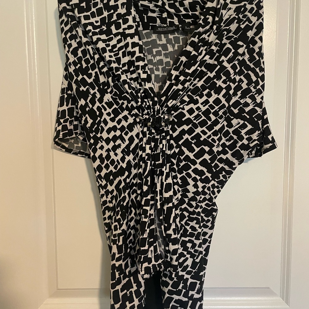 Black and White Geometric shirt